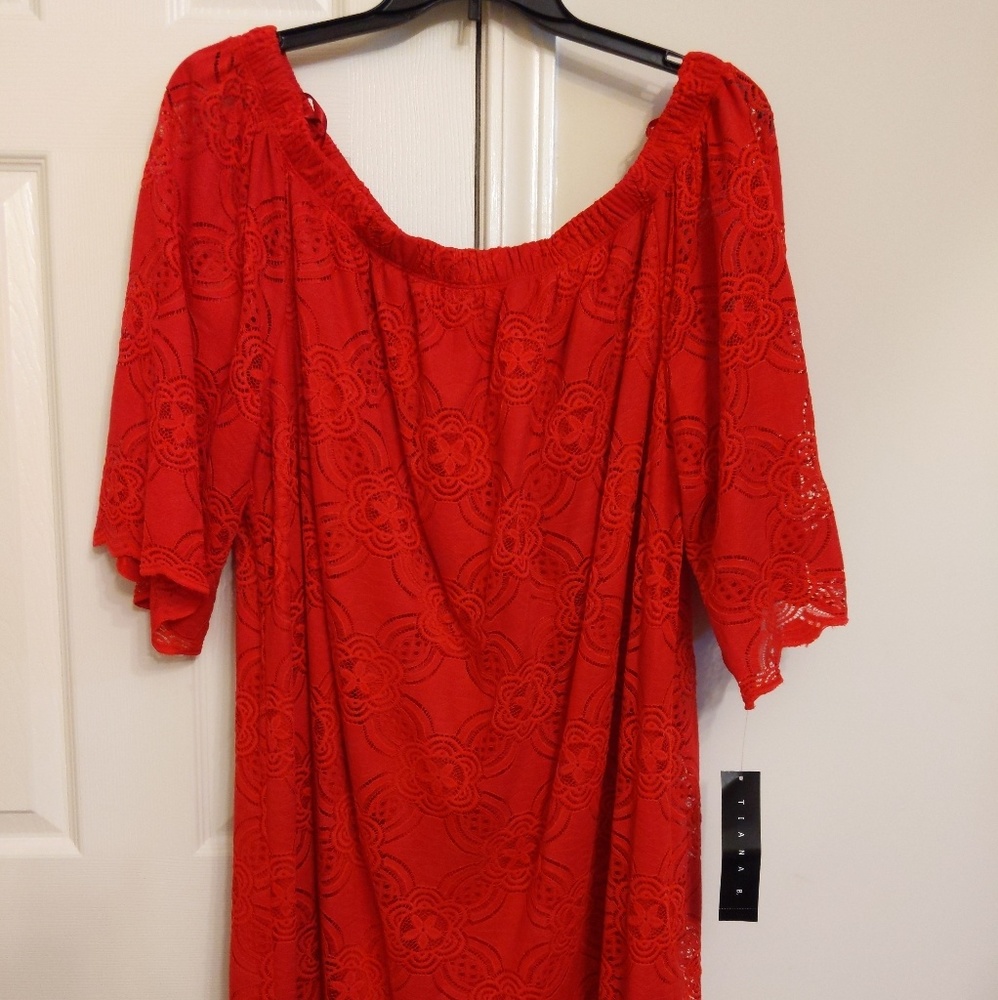 Red Lace Dress